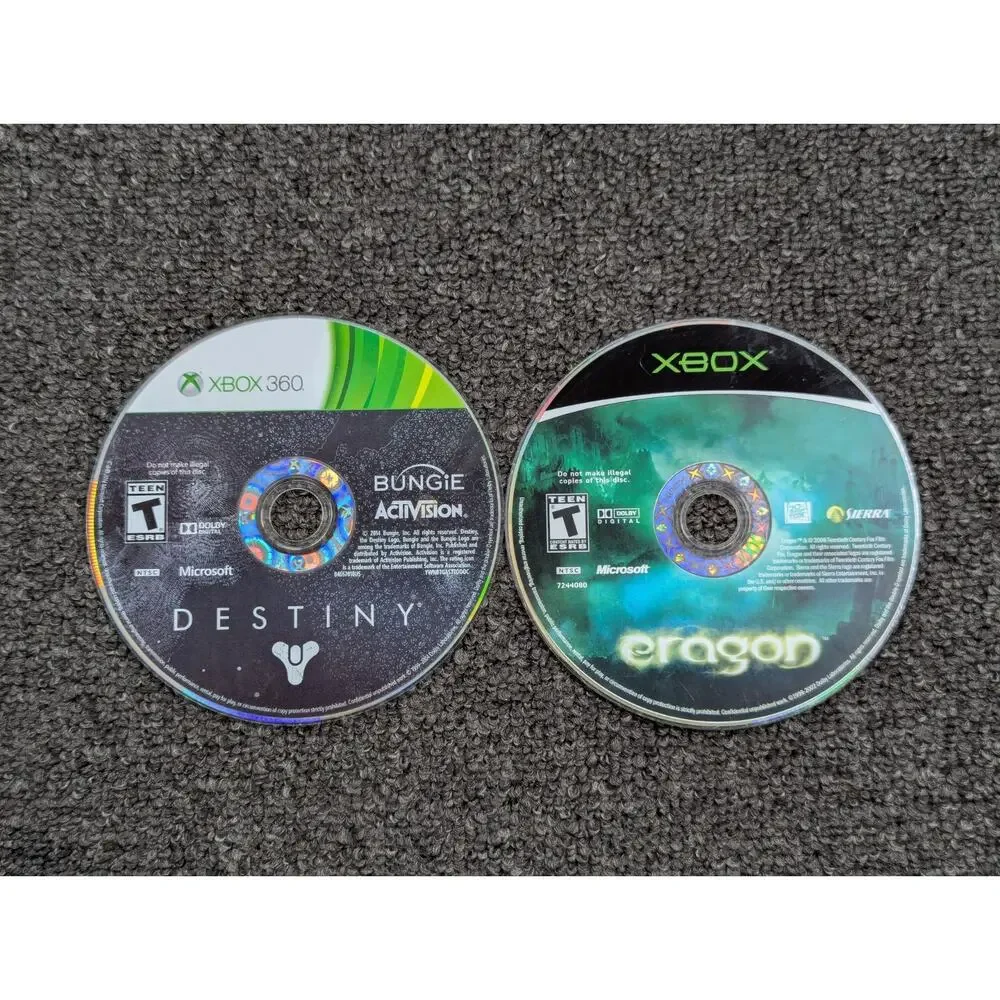Lot of 10 Xbox 360 + Xbox Games Loose Discs in Jewel Cases Tested